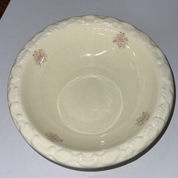 ATHENA BASIN WITH WATER PITCHER Pink Flowers - Picture 2 of 8